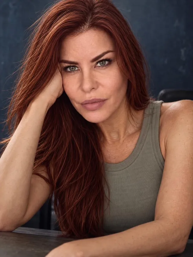 Diana Noris headshot with her hand on her chin